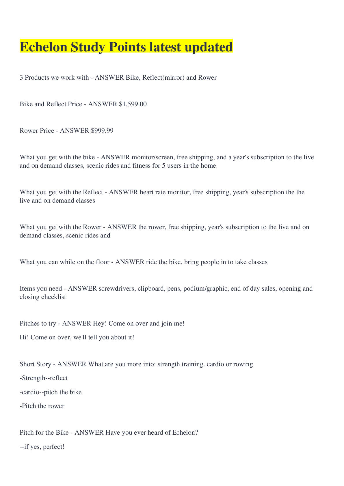 Preview image for Echelon Study Points latest updated